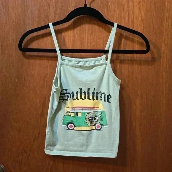 sublime Tops - Sublime Crop Tank Top S